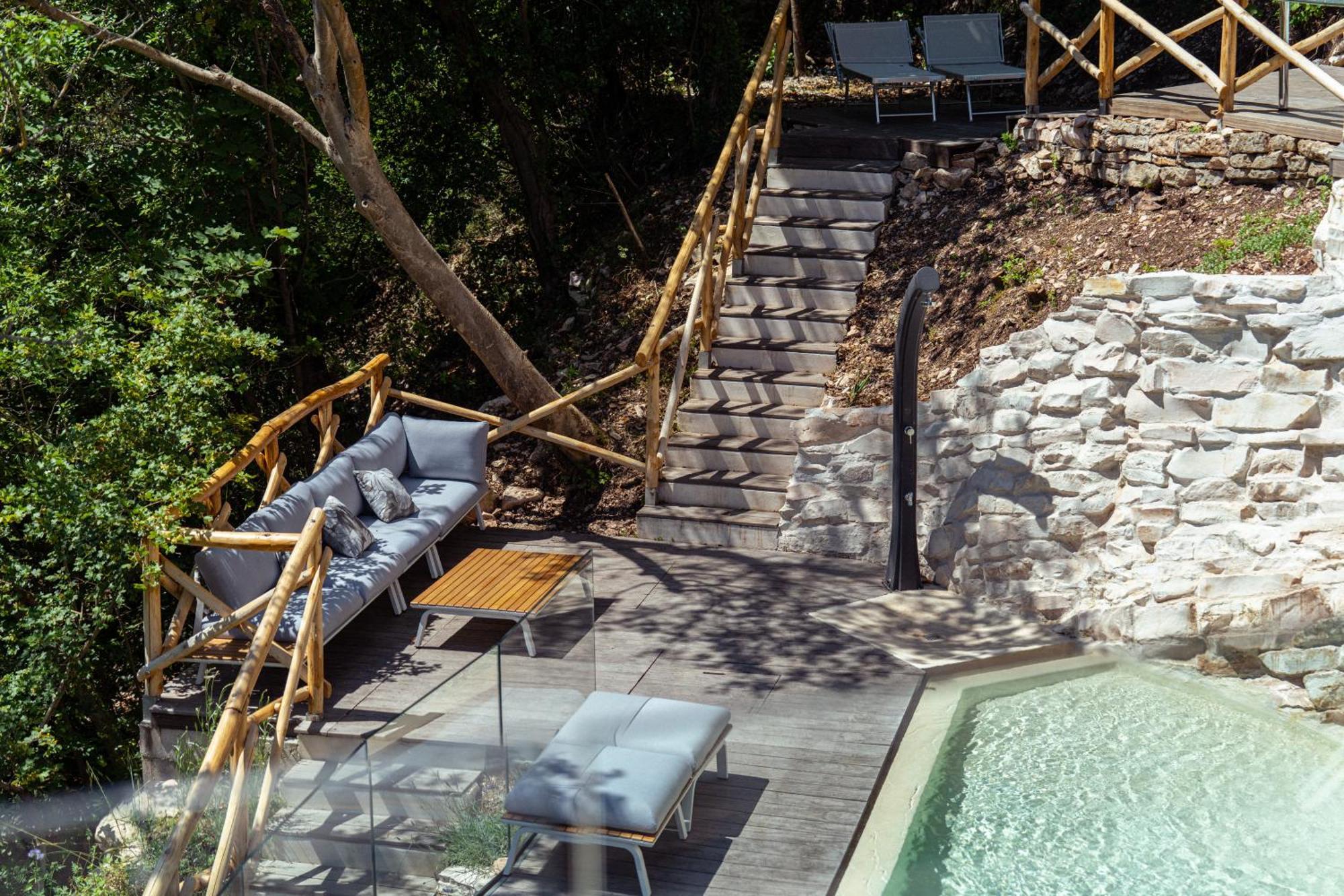 La Forestale Luxury Ecolodge Piano Terra- Appt Акуаланя Екстериор снимка