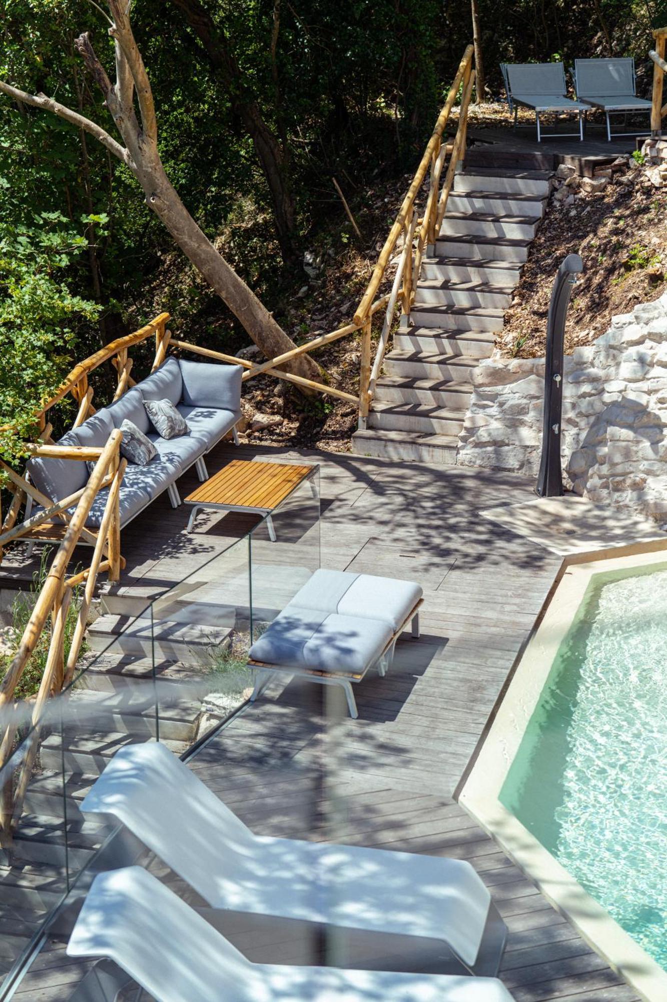 La Forestale Luxury Ecolodge Piano Terra- Appt Акуаланя Екстериор снимка